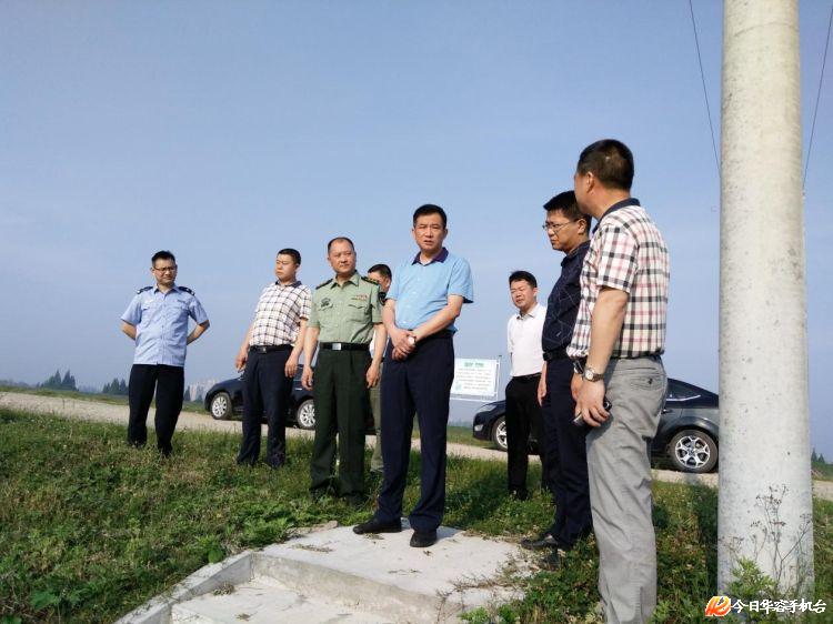 谢志辉到北景港镇检查指导防汛备汛工作